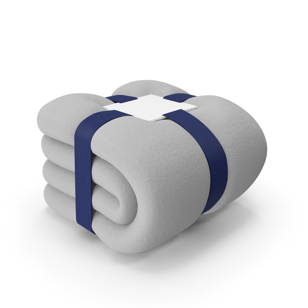 Gray Blank Folded Blankets PNG & PSD Images