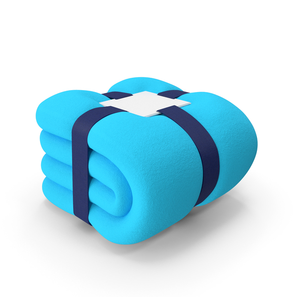 Folded Blankets Blue Blank PNG & PSD Images