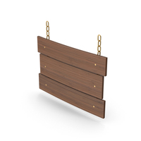Signboard Dark Wood PNG & PSD Images