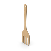 Wooden Kitchen Spatula / Fork PNG & PSD Images