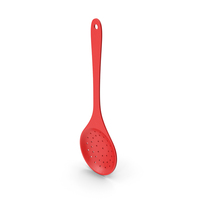 Red Kitchen Strainer Spoon PNG & PSD Images