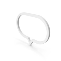 Speech Bubble White PNG & PSD Images