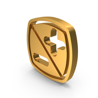 Gold Increase Decrease Symbol PNG & PSD Images
