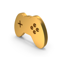 Golden Game Remote Control Symbol PNG & PSD Images