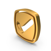 Gold Tick Mark Symbol PNG & PSD Images