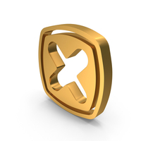 Gold Multiplication Symbol PNG & PSD Images
