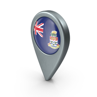 Cayman Islands Location With Flag PNG & PSD Images