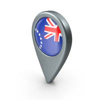 Cook Islands Location With Flag PNG & PSD Images