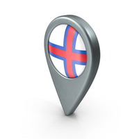 Faroe Islands Location With Flag PNG & PSD Images