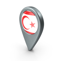 Northern Cyprus Location With Flag PNG & PSD Images