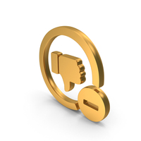 Drawback Icon Gold PNG & PSD Images