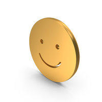 Happy Customer Icon Gold PNG & PSD Images