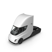 Tesla Semi Truck Painted PNG & PSD Images