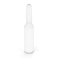 Injection Ampule Wireframe PNG & PSD Images