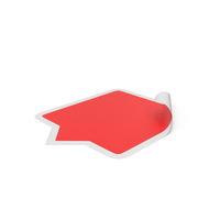 Red Square Comment Sticker PNG & PSD Images