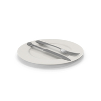 Cutlery Rules Fork Knife and Plate for Excellent PNG & PSD Images