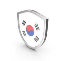 Korea Flag Shield PNG & PSD Images