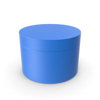 Cosmetic Jar Blue PNG & PSD Images