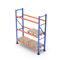 Metal Shelf / Pallet Rack PNG & PSD Images