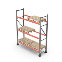Metal Shelf Pallet Rack PNG & PSD Images
