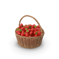 Basket of Strawberries PNG & PSD Images