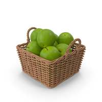 Basket Of Apples PNG & PSD Images