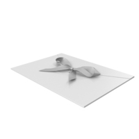 Envelope With Bow Pixel White Lying PNG & PSD Images