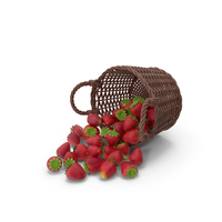 Basket Of Strawberries PNG & PSD Images