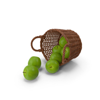 Basket Of Apples PNG & PSD Images