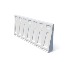 White Plastic Barrier PNG & PSD Images