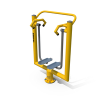 Air Walker Outdoor Fitness Equipment Yellow PNG & PSD Images