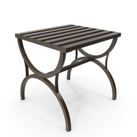 Garden Metal Side Table Brown PNG & PSD Images