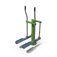 Green Ski Walking Outdoor Fitness Equipment PNG & PSD Images