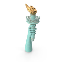 Hand Holding The Torch Of Liberty PNG & PSD Images