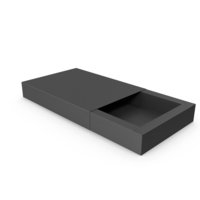 Open Packaging Box Black PNG & PSD Images
