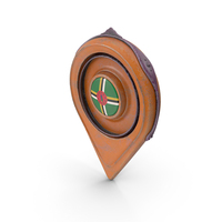 Flag Icon Dominica PNG & PSD Images