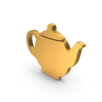 Gold Teapot Icon PNG & PSD Images