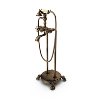 Bronze Standing Faucet PNG & PSD Images