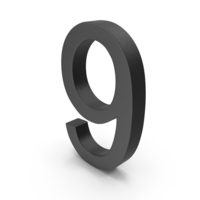 Plastic Number 9 PNG & PSD Images