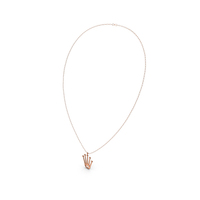 Copper Necklace With Crown Pendant PNG & PSD Images