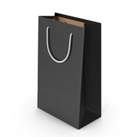 Black Shopping Bag PNG & PSD Images