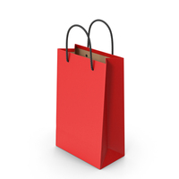 Red Shopping Bag PNG & PSD Images
