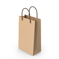 Brown Paper Shopping Bag PNG & PSD Images
