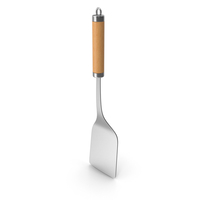Kitchen Spatula With Wooden Handle PNG & PSD Images