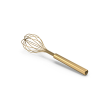 Gold Plated Whisk PNG & PSD Images