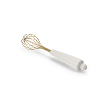 Plated Whisk Gold PNG & PSD Images