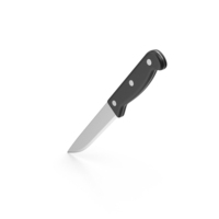 Black Small Kitchen Knife PNG & PSD Images