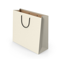 White Shopping Bag PNG & PSD Images