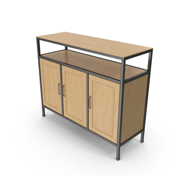 Wooden Sideboard Cabinet PNG & PSD Images