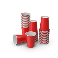 Red Cups Stack PNG & PSD Images